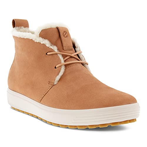 ECCO Women's Soft 7 Tred Shearling Ankle Boot, Toffee Nubuck, 9-9.5