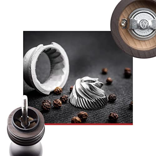 Peugeot Paris manuel karabiber değirmeni, klasik öğütme derecesi ayarı, yükseklik: 12 cm, ahşap, kahverengi, 870412/1