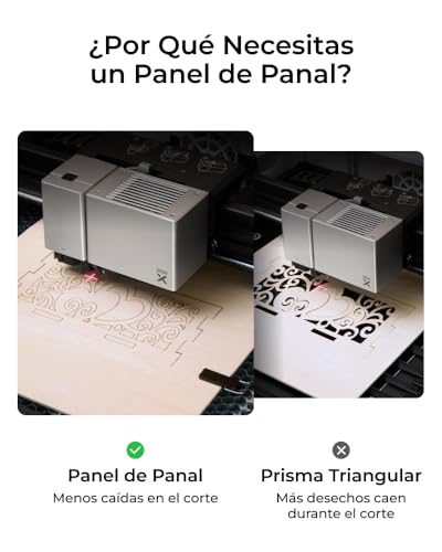 Miniatura 3 de Xtool Base Elevada M1 Ultra Con Panel De Nido De Abeja, Panel De Trabajo De Nido De Abeja Para Rápida Disipación De Calor Y Protección De Escritorio, Dimensiones: 24,4 X 19,6 X 5,5 .