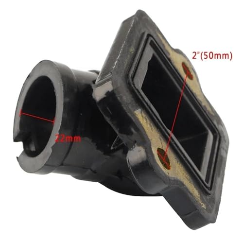 Carburador con colector de admisión para solucionar tirones en moto 50cc 5