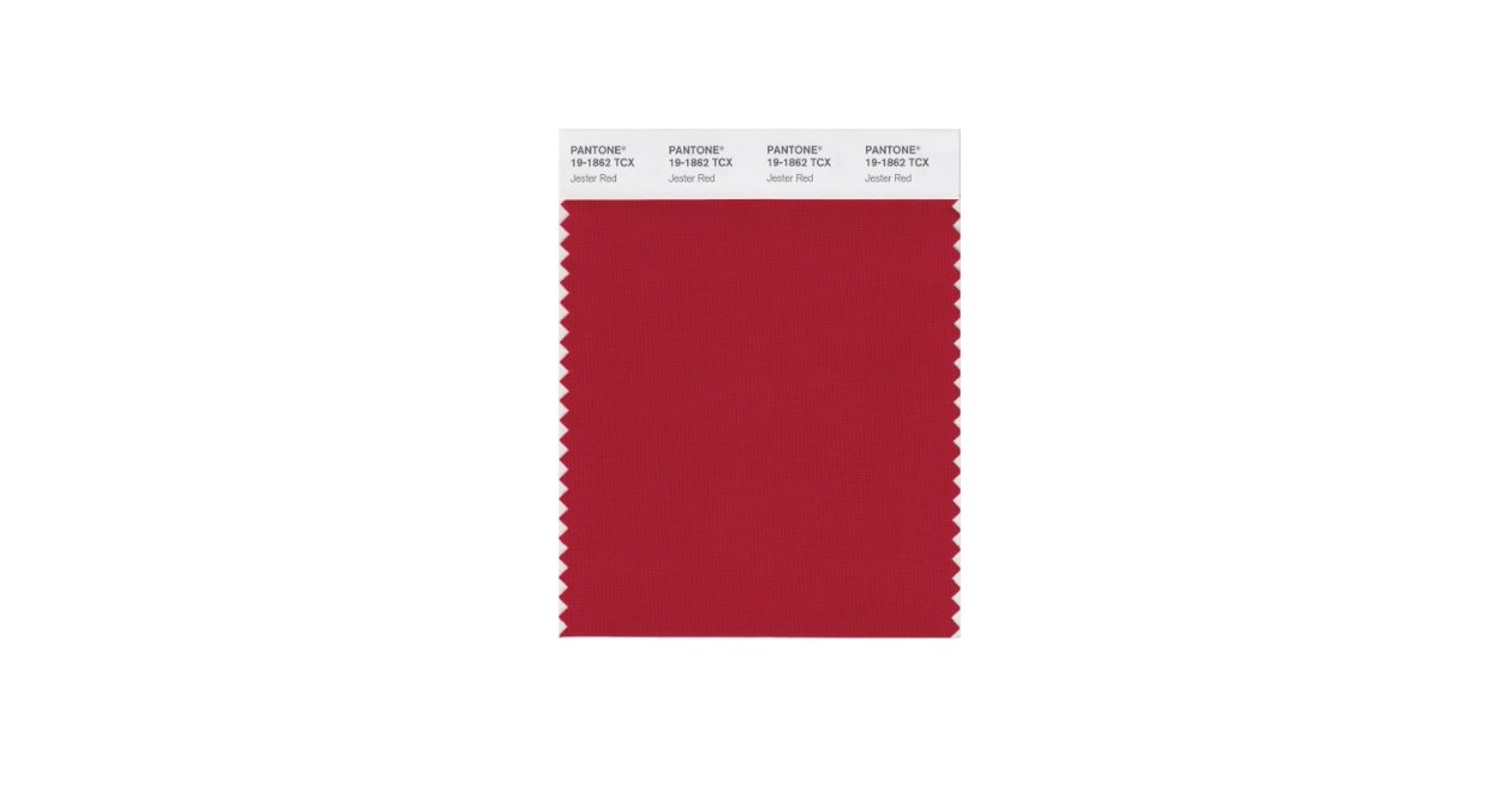 PANTONE Smart 19-1862X Color Swatch Card, Jester Red - House