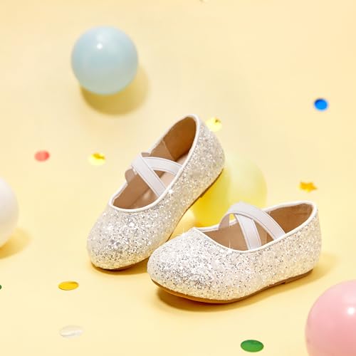 Felix & Flora Toddler Girl Dress Shoes - Flower Girl Ballet Mary Jane Flats Party School Wedding3