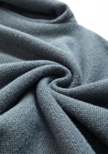 Men's Casual Warm Knitted Sweater Pullovers Round Neck Solid Long Sleeve Jumper Knitwear3