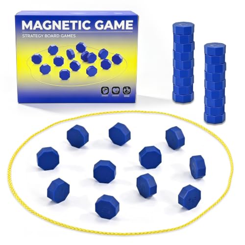Chess Game, Multiplayer Battle Board Games, 20Pcs Stones & Portable Storage Bag, Family Games, Valentines Day Gifts, Tabletop Strategy Game for Adults, Christmas, Stocking Stuffers, Party Favors