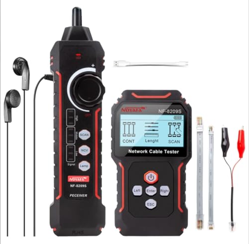 VXSCAN NF-8209S Upgrade Advanced Network Cable Tester with PoE& NCV