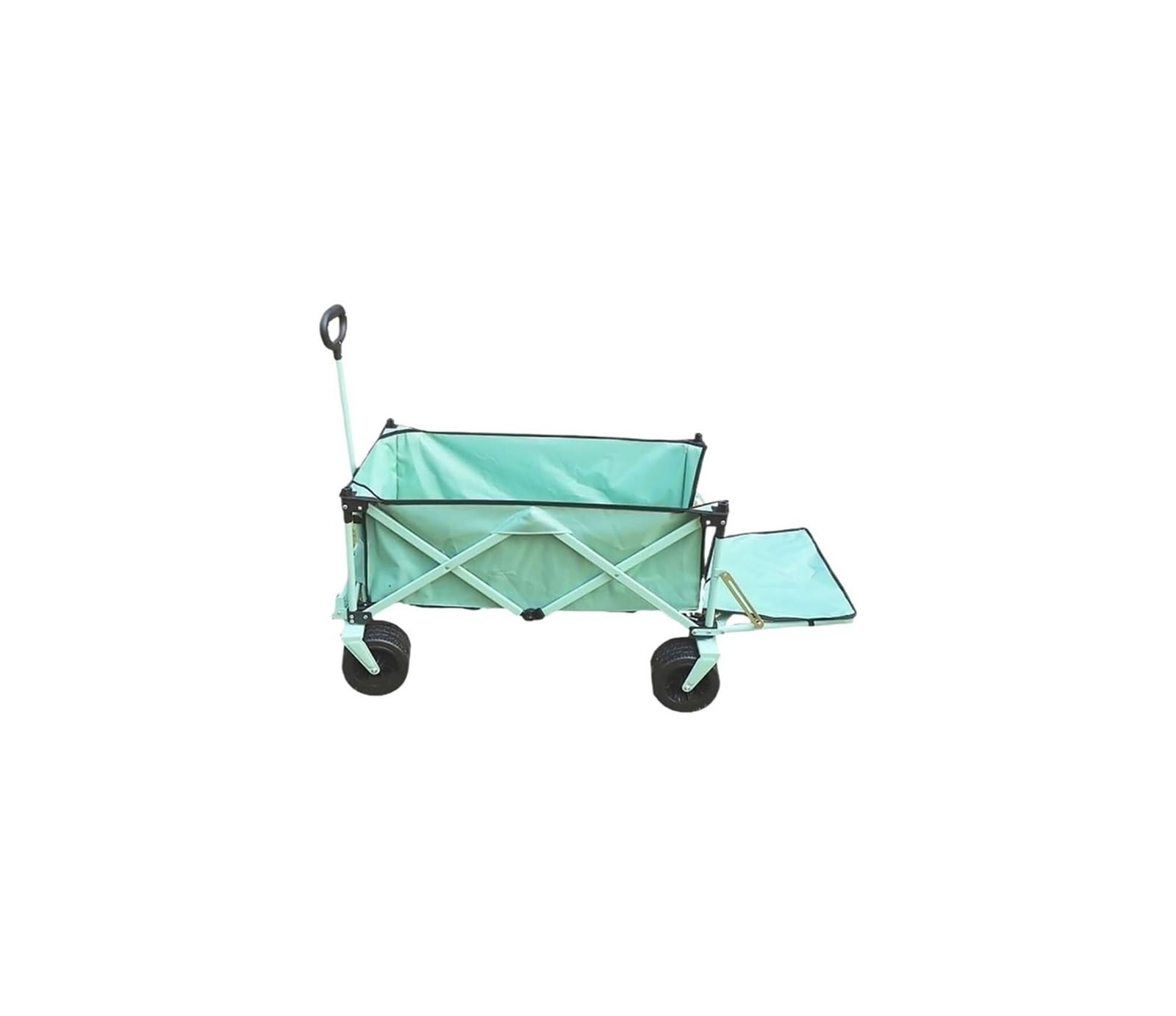 Fgjsfhrdtu Black Portable Hand Picnic Cart, Night Market Stall Camping Trolley(,A)