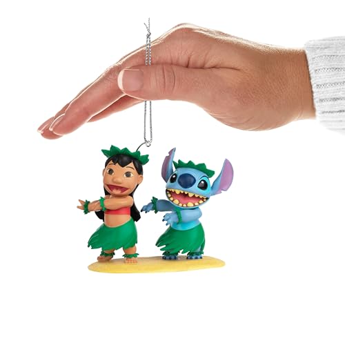 Image of Hallmark Keepsake Disney Hanging Ornament - Lilo & Stitch Dancing Design
