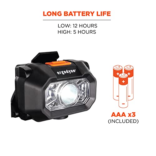 Ergodyne Skullerz 8978 Intrinsically Safe Hard Hat Headlamp Light