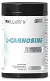 SKILL Nutrition L Carnosine 1500mg | L Carnosine Pure sous Forme de Dipeptide | 90 Gélules Véganes | 30 Portions | Végan Kosher & Halal