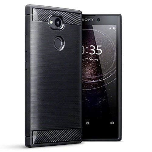 Image of Hybrid Carbon Fiber Back Case for Sony L2 (Black)