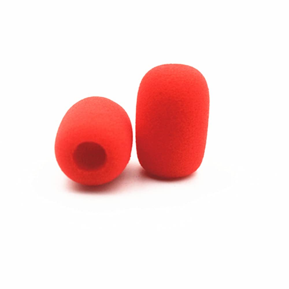 Pare-brise pour microphone de casque, housses de microphone en mousse Pare-brise pour micro pare-brise pour micro de bureau, paquet de 10 micros