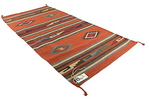 Onyx Arrow Southwest Décor Area Rug, 32 X 64 Inches, Diamond Dust Rust #TOP1