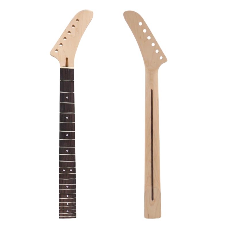 Banana Head Guitar Neck 22 Fret 25.5 Inch Maple Rosewood Fretboard