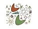 Sizzix 664152 Atomic Elements Dies, One Size, Multicolor