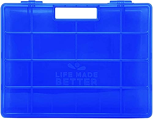 Life Made Better's New & Improved Blue Storage & Organizer Case Compatible with Battle Bakugan Figures, Made by LMB