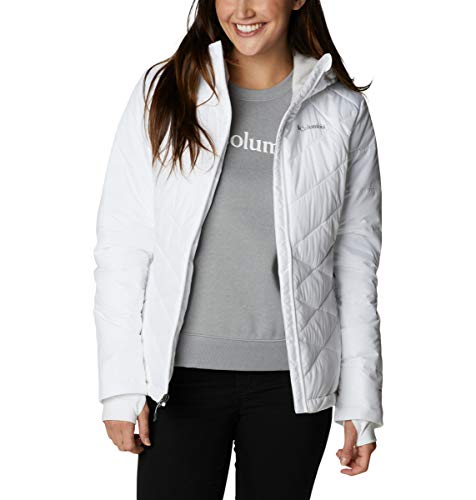 Image of Columbia Women's Heavenly Hooded Jacket, White, Small