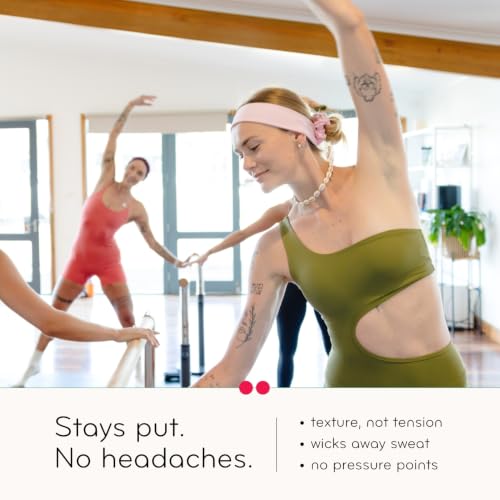 Image of KOOSHOO Head-Band for Men and Women - Durable, Plant-Based Hair Accessory - Versatile Sports Sweatband - Elastic Thick Sweat Band for Women & Men - Great for Running, Yoga, Exercise, etc
