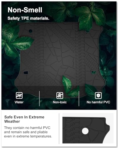 Image of Kiwi Master Floor Mats & Cargo Mat for 2014-2018 Jeep Wrangler JK 4-Door