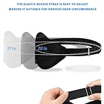 Sleep Eye Mask for Side Sleeper, Lash Extensions 3D Contoured Cup Sleeping Mask for Men Women, Travel Blackout Night Blindfold Eye Shade Cover with Adjustable Strap (Black-Side Sleeper) - Image 5