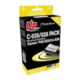 Compatible Pack de 5 Cartouches d\'encre Premium Compatible pour Canon PGI-525/CLI-526 / PGI525/CLI526