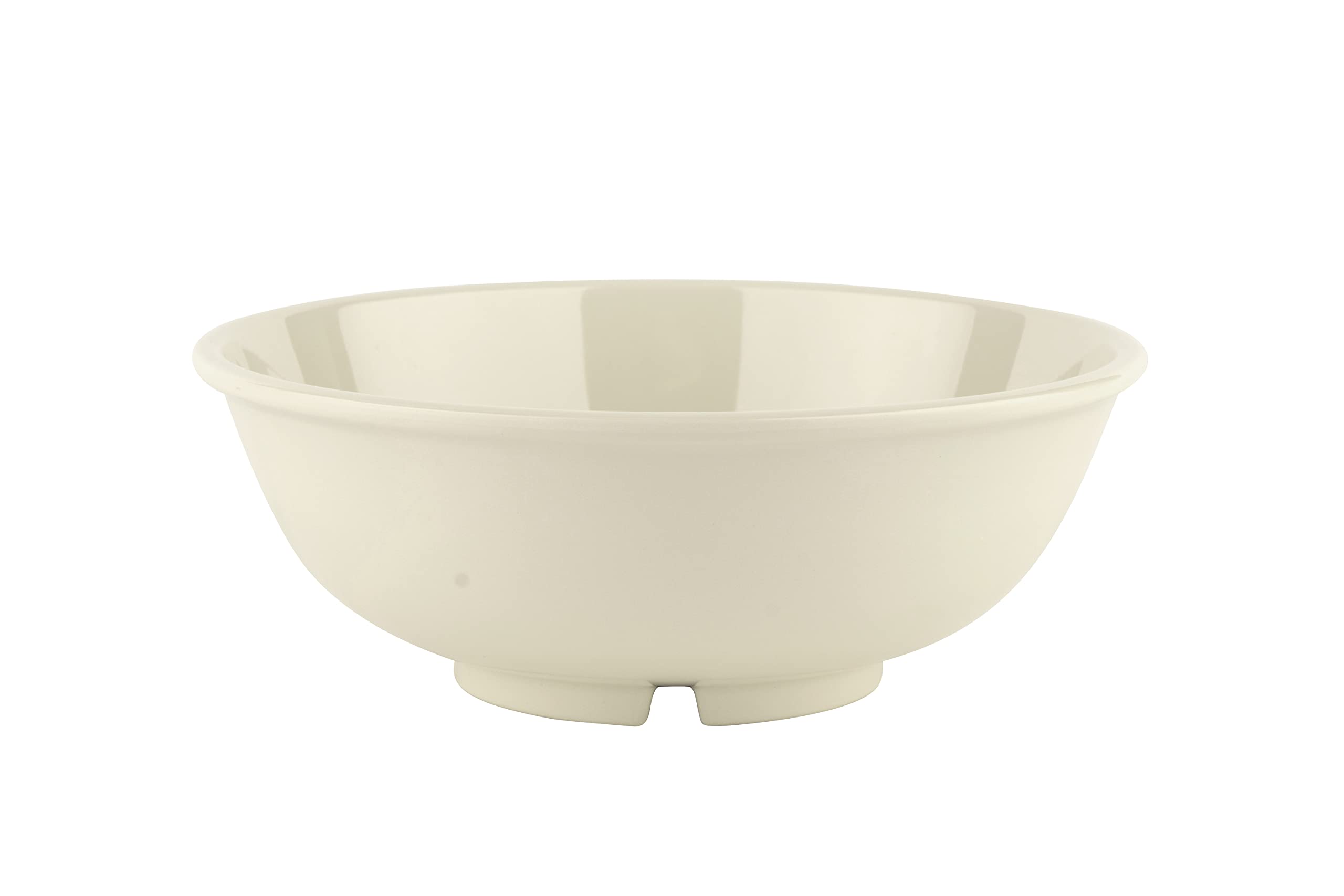 G.E.T. B-24-DI-EC Deep Melamine Bowl, 24 Ounce, Diamond Ivory (Set of 4)