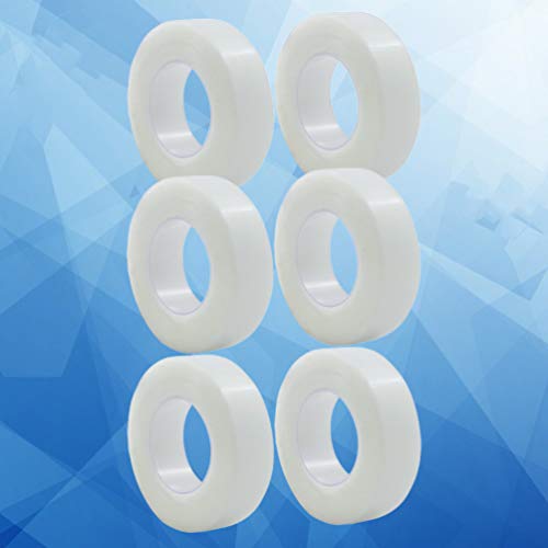 HEALLILY 6 Rolos de Fita Adesiva Médica Atadura Adesiva Rolos de Fita Adesiva Clara Extensão de Cíli