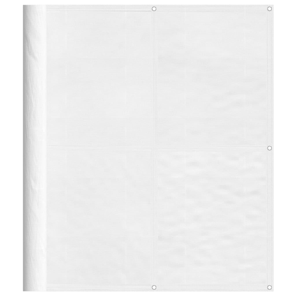vidaXL Balcony Screen, Privacy Screen for Outdoor Patio Garden, Weatherproof and UV Protection Fence Screen, White 100% Polyester Oxford — image 1