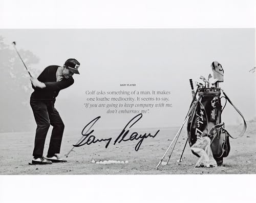 Gary Player signed autographed 8x10 Photo Golf Legend Masters Famous