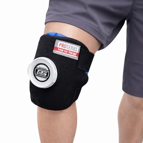 Soulager douleurs jambe avec poche de glace genou cuisse aine Pro-series