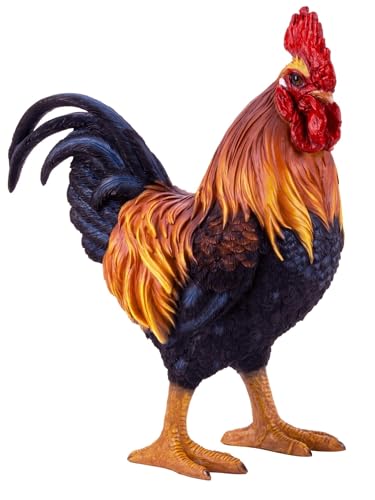 Hahn stehend groß 35cm Tierfigur Hahnfigur imposant Dekoration Haus Hof Garten Deko Hahn stehend groß 35cm Tierfigur Hahnfigur imposant Dekoration Haus Hof Garten Deko