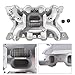 GELUOXI Aluminum Dual Plane Air-Gap Intake Manifold 7564 Replacement for Ford 351C Small Block, 1500 to 6500 RPM Range