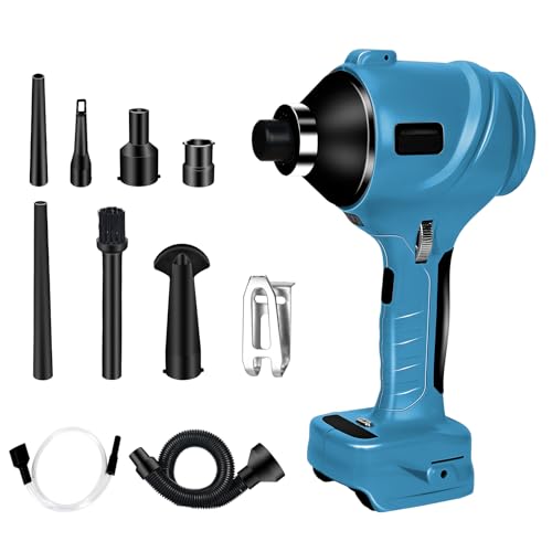 Souffleur à poussière sans fil, compatible avec batterie Makita 18 V, dépoussiéreur à air...