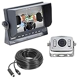 HD-EXPERT KAMERA: Robuste Heavy-Duty IP69K Schutzklasse, widersteht Hochdruckstrahlwasser & Dreck. Schwenkbares Gehäuse für eine optimale & flexible Ausrichtung, 154° Winkel, Nachtsicht, HD-720P