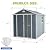 6 ft x 8 ft Resin Outdoor Storage, Plastic Garden Sheds with Floor and Lockable Door for Backyard, Lawn, Grey
