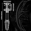 Steering Wheel Lock Vehicle Anti-Theft Security with 130dB Super Loud Siren Adjustable Length Retractable Steering Universal Fit for Cars (Only Fit Circular Steering Wheels) #1