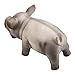 Latex Pig Toys mit Grunzgeräusch, niedliches, bissfestes tragbares Schweinegrunzspielzeug mit Quietschgeräuschen für Hundewelpen(Schwarz)