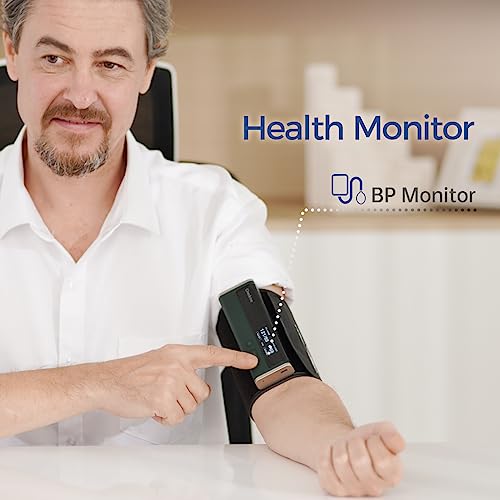 Checkme Blood Pressure Monitor For Home Use - Upper Arm Cuff, Bluetooth Bp Machine, Accurate Readings In 30 Sec, App Enabled For Ios & Android, Stores 50 Bp Readings, Fsa/Hsa Eligible, Bp2A Green #TOP3