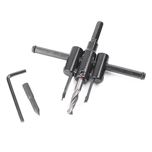 Kit de broca corte circular ajustable 30-120mm miniatura 2