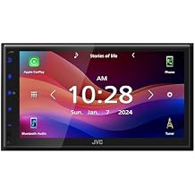 JVC KW-M595BT 6.8" Touchscreen Digital Multimedia Receiver with Apple CarPlay, Android Auto, Bluetooth, USB Mirroring, iDatalink Maestro Ready, SiriusXM Ready, 13-Band EQ