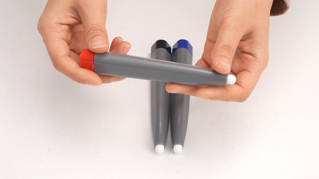 Set Di 3 Penne Touch Per Lavagna Interattiva E Schermi Multimediali, ABS Con Supporto Infrarossi E Pressione