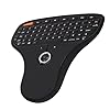 Dioche Tastiera e Mouse Wireless Tastiera con Trackball Plastica N5901 Tastiera QWERTY Trackball 2.4G Tastiera Multimediale USB Mini Wireless per Computer TV