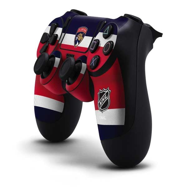 Skinit Decal Gaming Skin Compatible with PS4 Controller - Officially Licensed NHL Florida Panthers Alternate Jersey Design