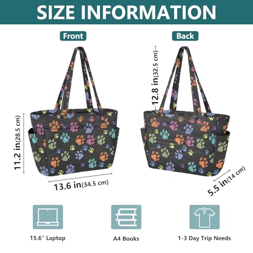 Tote Bag para mujer ligera con compartimentos miniatura 5