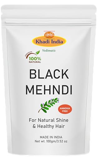 Image of Khadi 100% Pure & Natural Henna Powder - Organic Herbal Hair Color & Conditioner for Soft, Shiny & Strong Hair - 200g