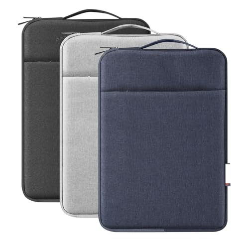 Sacoche pour ordinateur portable bleue antichoc et sac à main étanche 13 pouces - 3