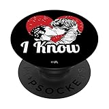 Star Wars Leia And Han Solo I Know You Love Me Kiss PopSockets PopGrip: Swappable Grip for Phones &...