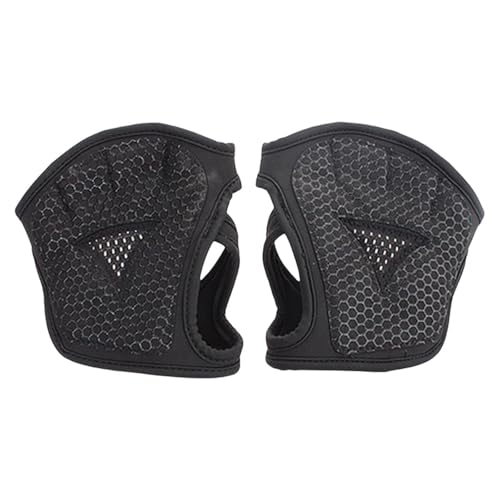 AMSLSIU Guantes de Entrenamiento y Guantes de Levantamiento Pesas para Mujeres para Levantamiento Pesas Fitness, Negro, Metro