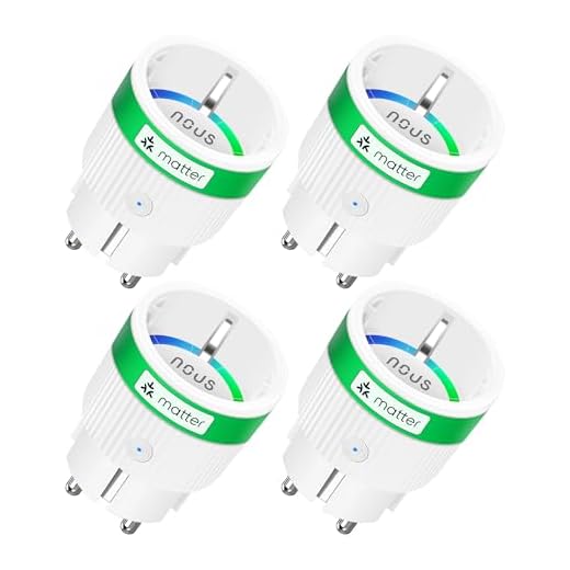 NOUS Prise Connectée Matter avec Suivi de Consommation Électrique, 16A 3840W, Compatible avec Alexa, Google Home, Tuya, Apple Homekit, SmartThings, Télécommande via App, WiFi 2.4 GHz