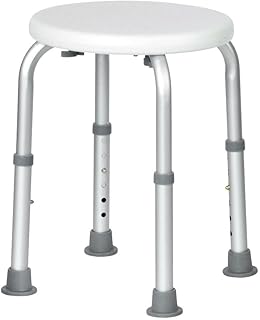 DOITOOL Shower Stool for Inside Shower, Adjustable Bath Chair Shower Bench Seat, 350lbs Bath Shower Stool Seat Bench, Handicap Bathroom Stool
