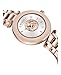 Versus Versace Brick Lane Lion Collection Luxury Womens Watch Timepieces with a Rosegold Bracelet and Case Featuring a Silver Dial